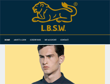 Tablet Screenshot of lionbrandsportswear.com